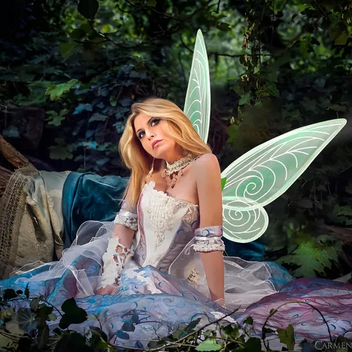 Vista 7 de Disfraz de alas de hada de mariposa para mujeres y niñas, disfraz de Halloween, alas de ángel brillantes, juego de rol, recuerdo de fiesta