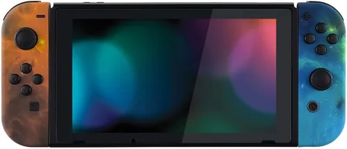 Vista 7 de eXtremeRate - Carcasa de control portátil Joy-Con con set de botones completo repuesto de carcasa hazlo tú mismo para control de Nintendo Switch
