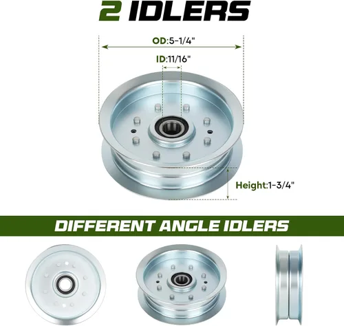 Vista 7 de Kit de reconstrucción de husillo 618-06976 de 42 pulgadas para Cub Cadet XT1-LT42 XT2-LX42 KH KW, 918-06976 Conjunto de husillo para MTD Craftsman