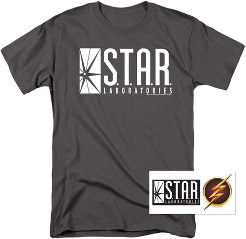 Vista 2 de Popfunk Classic Flash Star Labs Superhero S.T.A.R. Laboratories - Camiseta