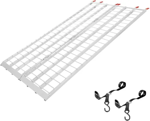 Vista 7 de Black Widow - Rampa de carga para cuatrimotos IBF-9444 ATV (Rampa de aluminio para cuatrimotos extra larga, plegable en dos)