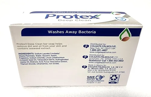 Vista 3 de Protex Jabón Antibacteriano Contra Bacterias Limpieza Profunda 1 Bar