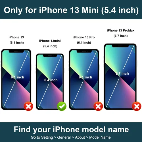 Vista 2 de Folosu Funda compatible con iPhone 13 Mini con soporte para tarjetas, rotación de 360°, soporte de anillo de dedo con función atril, protección