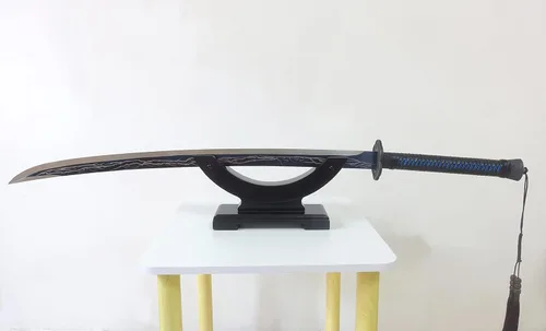 Vista 3 de Soporte de espada, soporte de espada, soporte de espada, soporte de espada Katana, soporte samurai (doblado)
