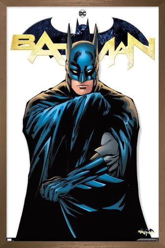 Vista 14 de Trends International DC Comics Batman Feature Series - Póster de pared, 22.4 pulgadas de largo x 14.7 W, versión enmarcada de madera de granero