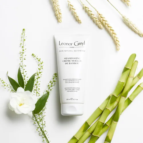 Vista 3 de Leonor Greyl Paris Bamboo Extract Cream Shampoo Shampooing Creme Moelle de Bambou - Champú hidratante para cabello largo, seco o encrespado - Champú