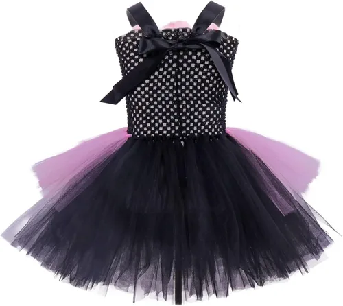 Vista 5 de zdhoor Disfraz de bruja de cuento de hadas para niñas Helloween
