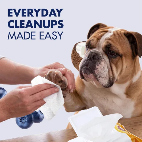 Vista 5 de Arm & Hammer Toallitas para perros con control de olores, arándano y coco