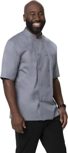 Vista 5 de Chef Works Abrigo de chef Montreal Cool Vent para hombre