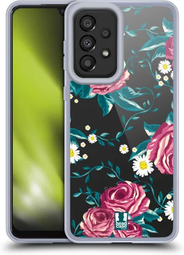 Vista 9 de Head Case Designs Colourful Daisies Flower Power Gel Case [Military Grade Protection] Compatible with Galaxy A33 5G (2022)