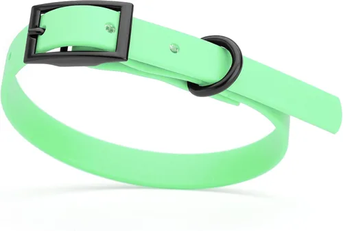 Vista 97 de Dogline Biothane - Collar impermeable para perro con hebilla de liberación rápida, resistente cincha de nailon recubierta con resistente y a prueba