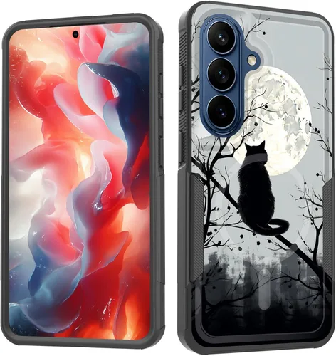 Vista 161 de Funda magnética para Galaxy A16 5G, [compatible con MagSafe] [protección contra caídas de grado militar] Funda resistente a prueba de golpes