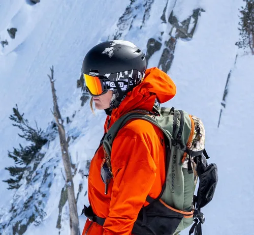 Vista 5 de Giro Revolt Gafas de esquí – Gafas de snowboard para hombres, mujeres y jóvenes con 1 lente VIVID y 1 transparente – Antivaho – OTG