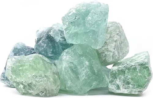 Vista 4 de Cristales crudos de 0.88 libras / 14.11 oz, piedra natural curativa de 1 pulgada para cuenco de mesa, meditación de yoga, macizos de flores, jardín