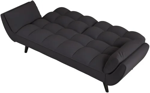 Vista 8 de 57" Sofa Sleeper Couch Daybed Velvet Loveseat Sofa Bed for Living Room, Modern Minimalist Tufted Comfy Sofa 2 Seat, Adjustable Small Couches for