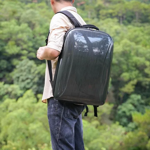 Vista 6 de Estuche duro portátil para combo dron DJI FPV, impermeable, a prueba de golpes, mochila, bolso de viaje para combo dron DJI FPV
