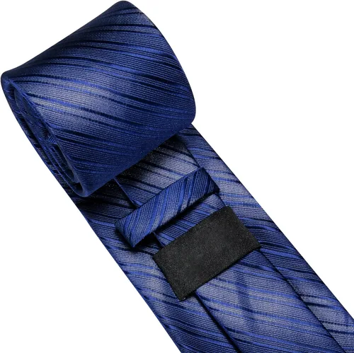 Vista 226 de Dubulle Corbata tejida de cachemira para hombre y gemelos de pañuelo para hombre, conjunto de gemelos para boda formal y negocios