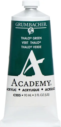 Vista 9 de Grumbacher Academy - Pintura acrílica, brillo, tubo de metal de 3.0 fl oz/3 onzas, tono verde de Hooker's