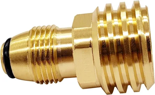Vista 7 de Adaptador de tanque de propano POL a QCC1, convierte la válvula de tanque antigua a QCC1 Antiguo a nuevo, latón macizo resistente a la corrosión