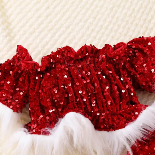 Vista 4 de Tops de Navidad para bebés y niñas, leggings trajes de Navidad