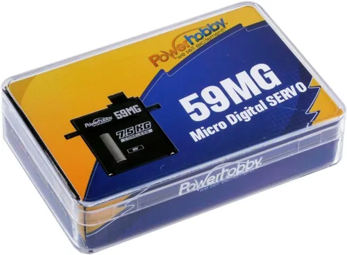 Vista 3 de Power Hobbies Servo AXIAL SCX10.3 / RYFT de aluminio de 59MG Digital Micro Upgrade