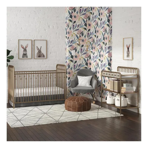 Vista 5 de Little Seeds Monarch Hill Ivy - Cambiador de metal, color dorado