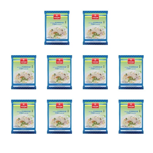 Vista 8 de VIFON Gachas de pollo instantáneas (sabor a pollo), bolsa de congee, 1.76 oz Paquete de 50 Certificado Halal Gachas de arroz instantáneo