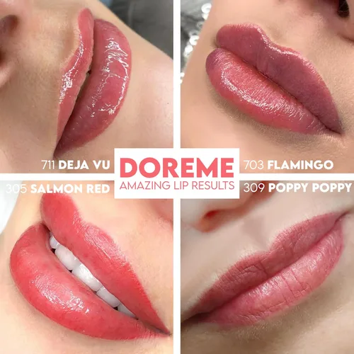 Vista 2 de DOREME La cicatriz permanente del camuflaje de la tinta del pigmento del maquillaje cubre para arriba Micropigmention cosmético micro del tatuaje