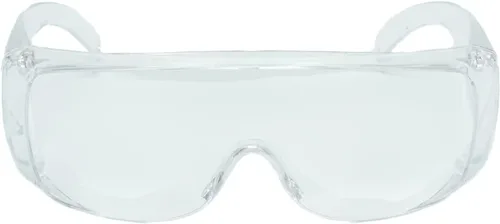 Vista 2 de CONFAST Safety Glasses Wrap Around Crystal Clear Eye Protection that fit over Eyeglasses, 3 pair