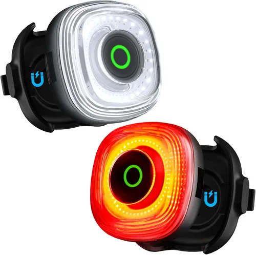 Vista 10 de Magicshine SEEMEE Magnetic Rear Bike Lights,USB-C Rechargeable FTR LightSync Control Technology, IPX6 Waterproof Safety Rear Bicycle Lights, Cyclist