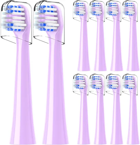 Vista 8 de Cabezales de repuesto compatibles con el cepillo de dientes Colgate Hum - Cabezales de repuesto compatibles con cepillo de dientes Hum Smart, negro
