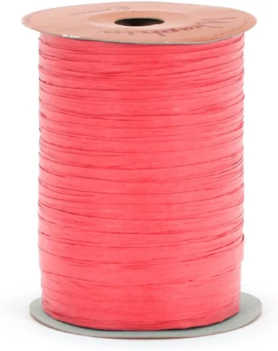 Vista 13 de Berwick Offray - Cinta de rafia rosa intenso mate, 1/4 pulgadas de ancho, 100 yardas, 0.276 in
