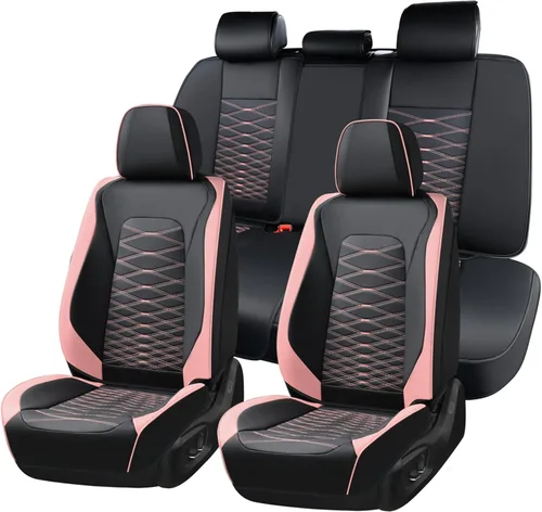 Vista 42 de Fundas de asiento delantero de automóvil, fundas de asiento de cuero para automóviles, protector de asiento de automóvil, impermeable, transpirable