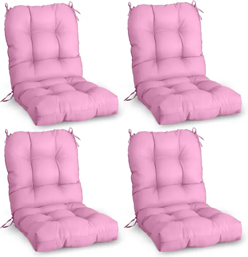 Vista 34 de EAGLE PEAK Cojín Acolchado para Silla de Exterior/Interior para Asiento/Respaldo, Juego de 1, 42'' x 21'', Azul Claro