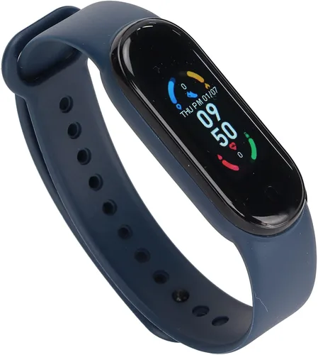 Vista 8 de PUSOKEI Pulsera deportiva con monitor de frecuencia cardíaca, reloj inteligente, podómetro, monitor de sueño, contador de calorías