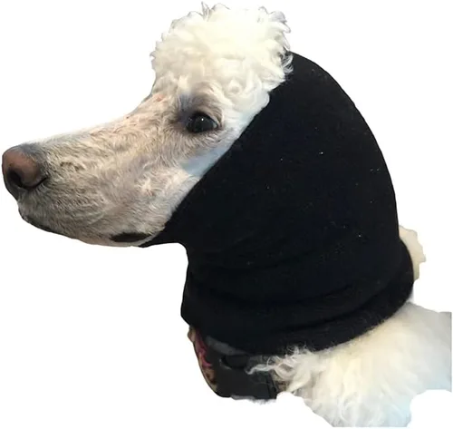 Vista 15 de Capucha para mascotas para perros, ansiedad, aseo, orejeras, protección para oídos de perro, capucha relajante, compresión de oídos, sudadera