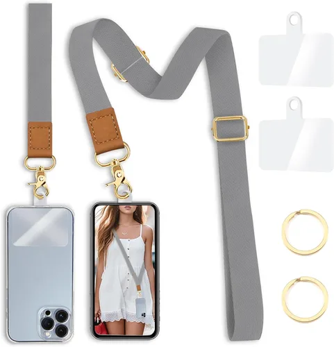 Vista 26 de Yonlevres Cordón para Teléfono con Correa de Muñeca Cruzada, Cordón para Teléfono Celular Be Kind para Alrededor del Cuello, Correa Ajustable