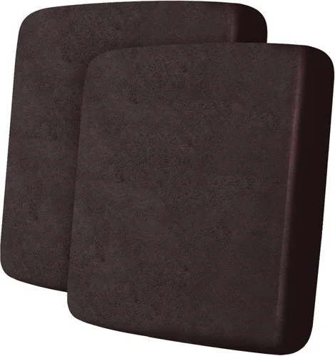 Vista 40 de ANARACHON Fundas de cojín de sofá con aspecto de cuero, juego de fundas de asiento de sofá, protector de muebles para sillón seccional, sofá biplaza
