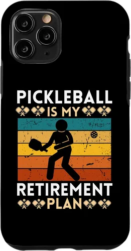 Vista 29 de Pickleball Is My Retirement Plan Case for iPhone 16