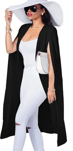 Vista 3 de LYANER Capa de manga larga para mujer, chaqueta de trabajo