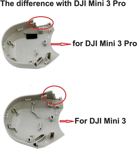 Vista 4 de Mini 3 Cuerpo Shell Cubierta izquierda derecha cubierta para DJI Mini 3 Drone Side Shell Reparación Piezas de repuesto