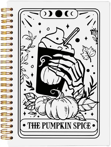 Vista 20 de Cuaderno gótico en espiral, diario gótico para parejas, cuaderno gótico para mujeres y hombres escritura, cuaderno de espiral para parejas de 8.3 x
