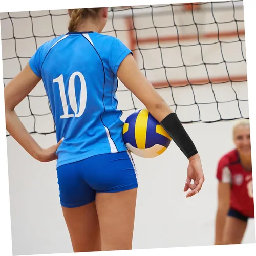 Vista 3 de Yardwe 1 par de almohadillas elásticas para brazos de voleibol, protector deportivo para alivio y diseño transpirable para un uso cómodo