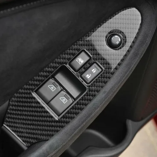 Vista 5 de 8 piezas de fibra de carbono interior cubierta decorativa completa para Nissan 370Z 2009-2020