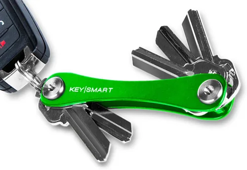 Vista 7 de KeySmart soporte compacto para llaves y organizador de llaves, para hasta 8 llaves