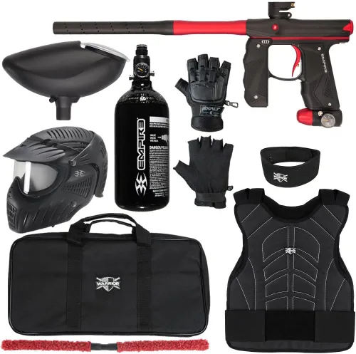 Vista 12 de Action Village Empire Mini GS TP Level 2 Kit de pistola de paintball protector
