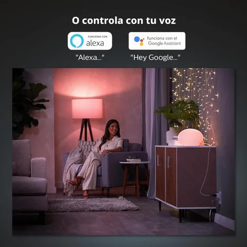 Vista 6 de Enchufe inteligente Philips Hue, blanco - 1 paquete - Convierte cualquier luz en una luz inteligente - Controla con la aplicación Hue - Compatible