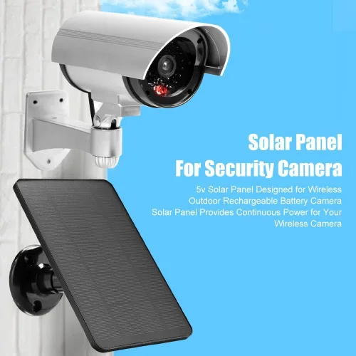Vista 7 de Cargador de panel solar - Resistente a la intemperie, panel solar de 4 W 5 V, montaje en pared, panel de carga solar de baja potencia, impermeable