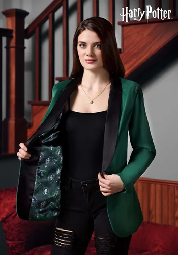 Vista 2 de Blazer de Harry Potter Slytherin para mujer