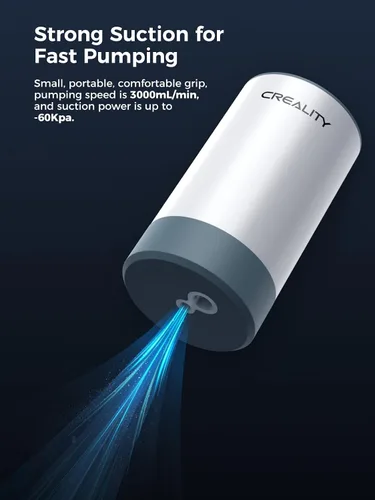 Vista 3 de Kit de almacenamiento al vacío para filamento Creality, bomba automática, secado y limpieza premium, 8 bolsas de almacenamiento selladas